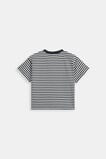 Core Stripe Logo Tee  Midnight Blue Stripe  hi-res