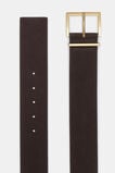 Olivia Wide Belt  Chocolate Suede  hi-res