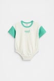 Logo Oversized Bodysuit  Classic Cream  hi-res