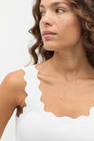Scallop Knit Top  Whisper White  hi-res