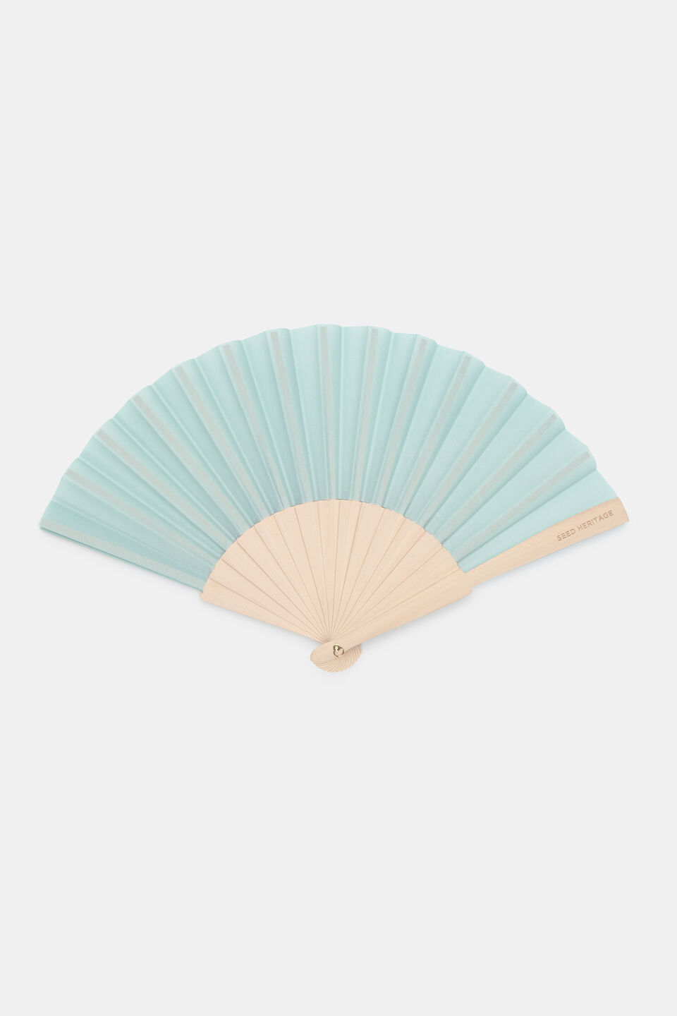 Seed Hand Fan  Eucalyptus