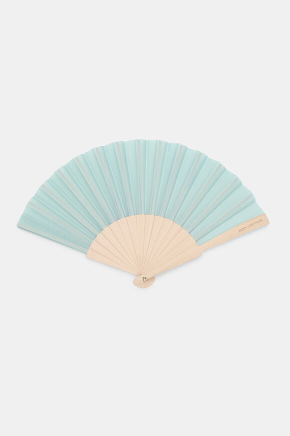 Seed Hand Fan  Eucalyptus  hi-res