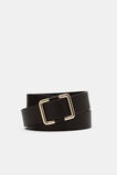 Naomi Leather Hip Belt  Chocolate  hi-res