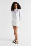 Denim Mini Cargo Skirt  Cloud Cream  hi-res