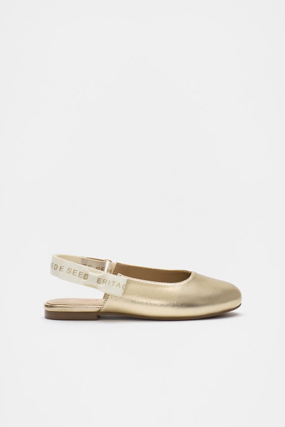 Heritage Sling back  Gold  hi-res