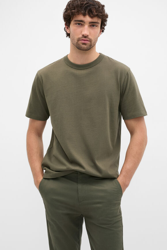 Crew Tee  Burnt Olive  hi-res