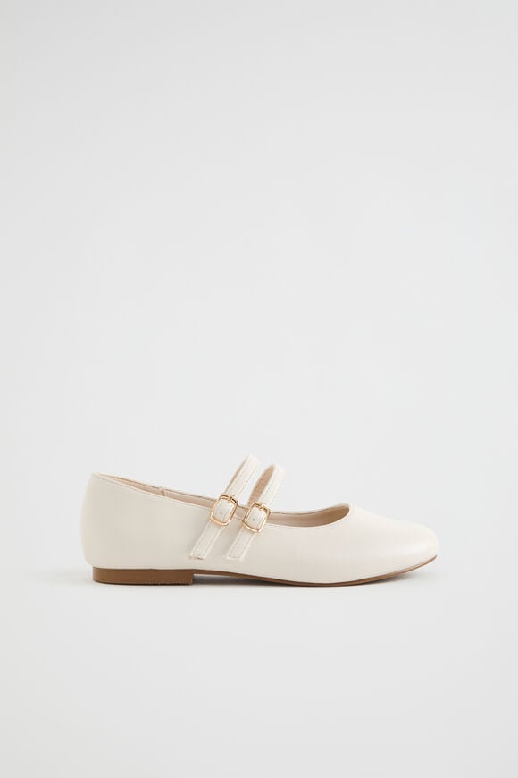 Twin Strap Ballet  Creme  hi-res