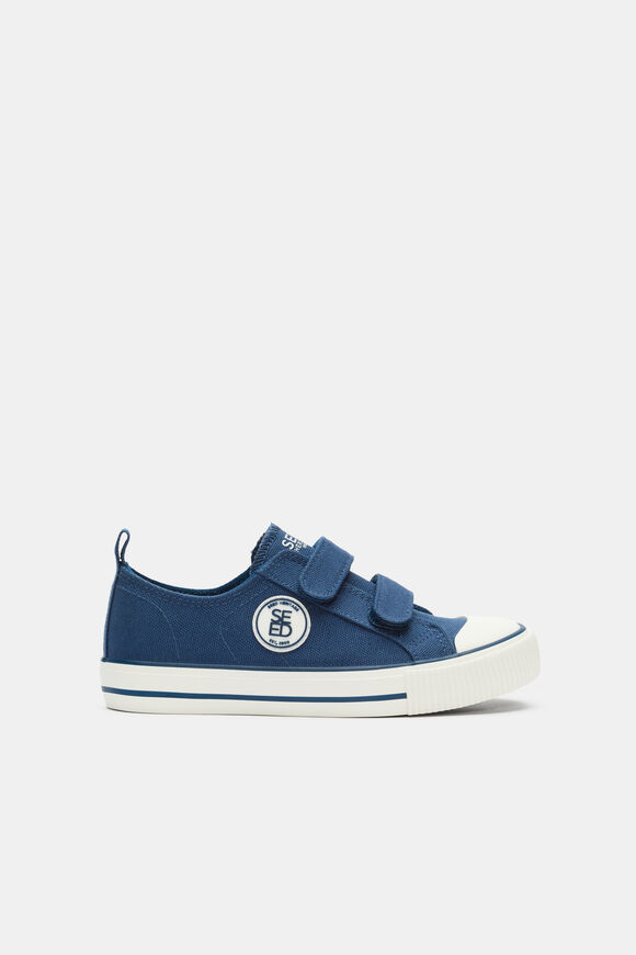 Quad Logo Sneaker  Washed Navy  hi-res