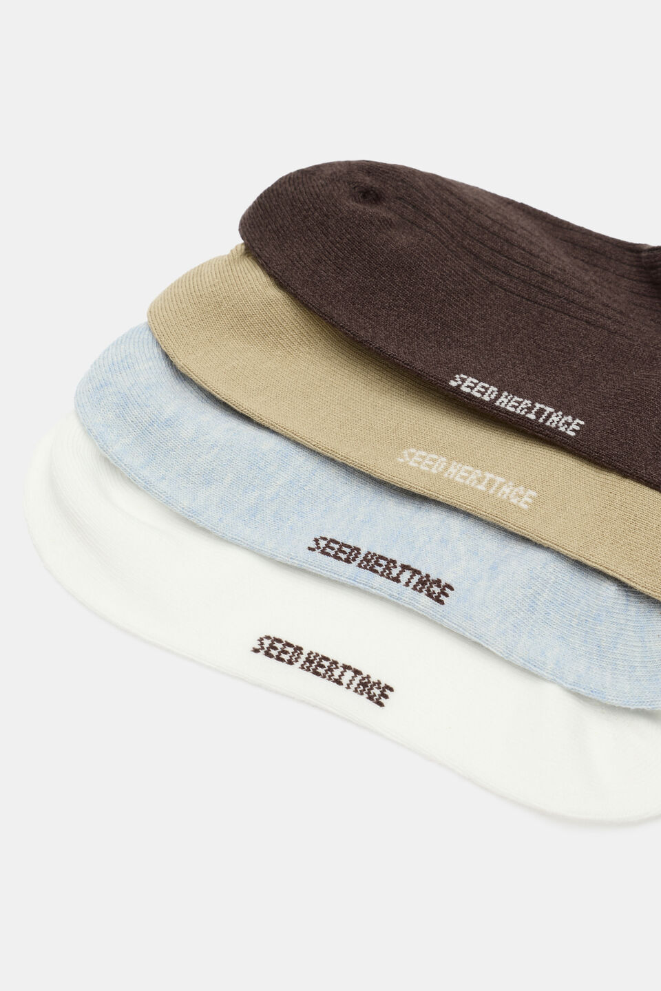 4 Pack Sneaker Sock  Coffee Bean Multi