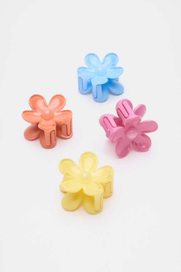 Daisy Chain Claw Clips  Multi  hi-res