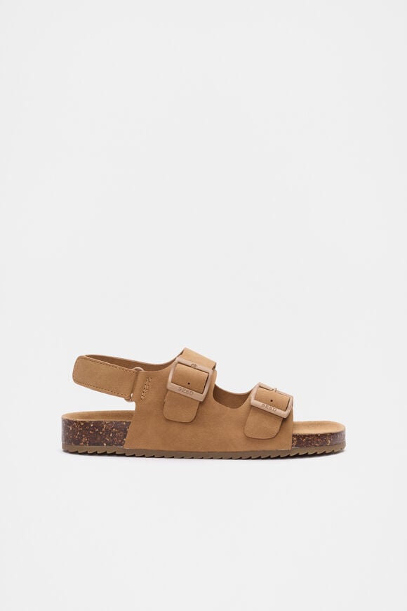 Double Buckle Slide  Biscotti  hi-res