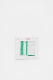 Stripe Colourblock Sock 2 Pack  Jade Green  hi-res