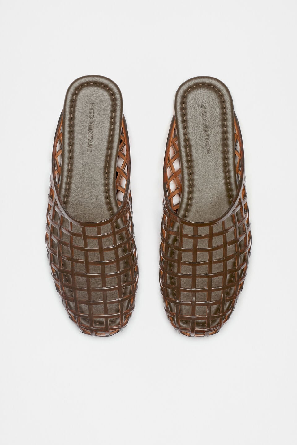 Caged Jelly Mule  Chocolate