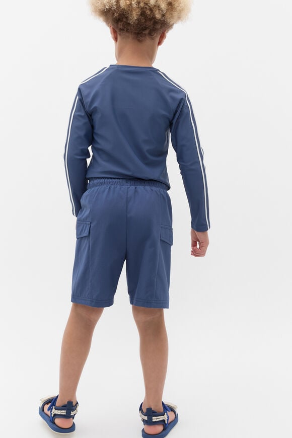 Textured Boardshort  Washed Navy  hi-res