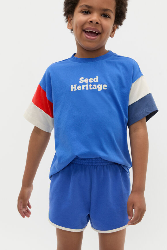 Retro Pocket Short  Azure Blue  hi-res
