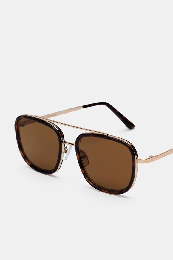 Marcia Aviator Sunglasses  Dark Tort  hi-res