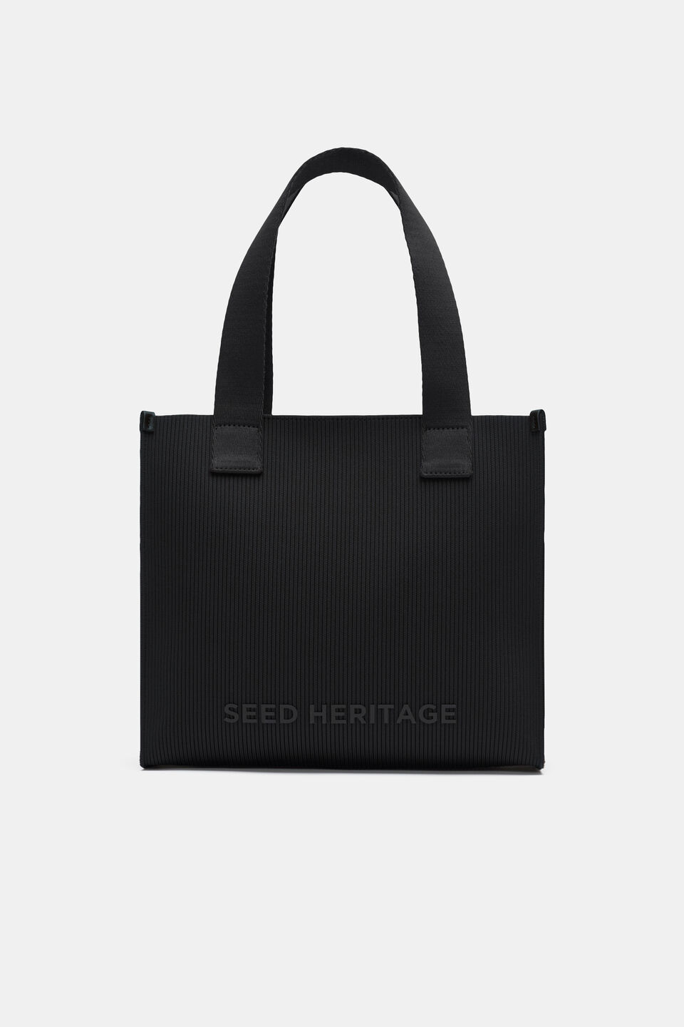 Seed Knit Tote  Black