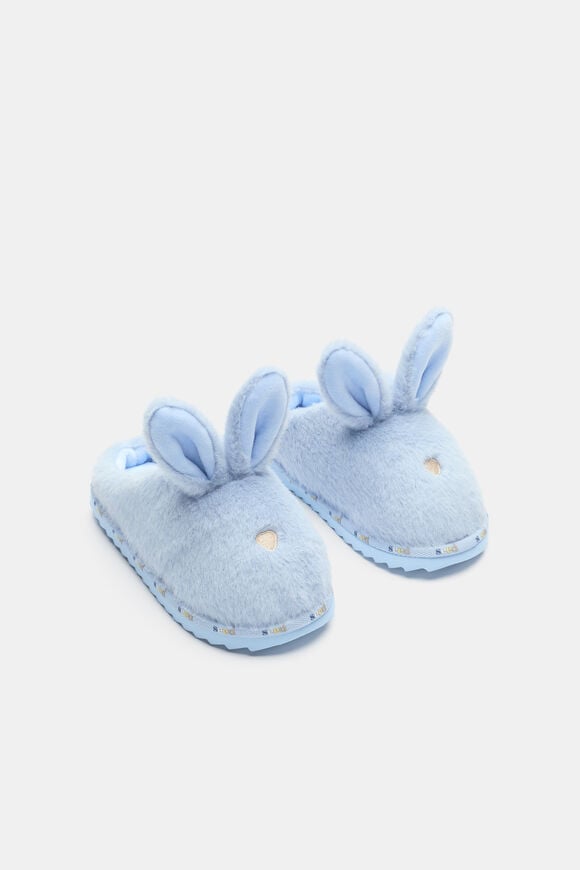 Bunny Mule Slipper  Ash Blue  hi-res