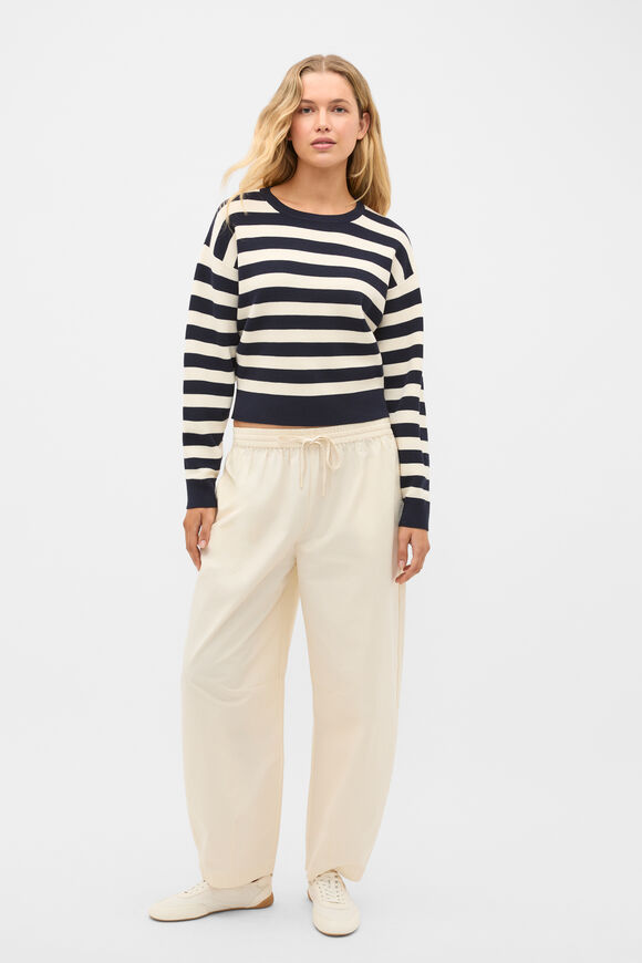 Textured Stripe Knit  Twilight Blue Stripe  hi-res
