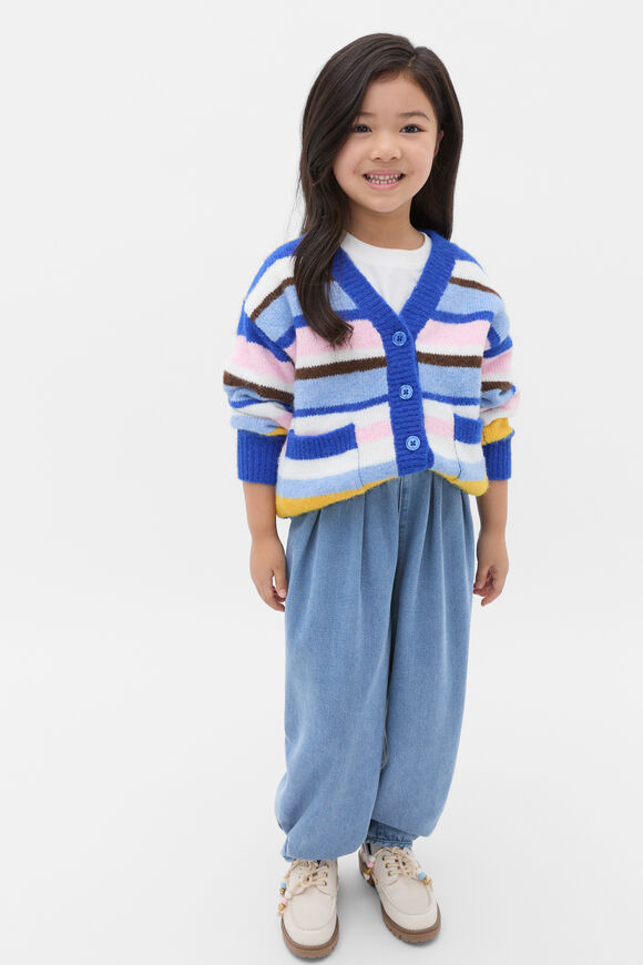 Denim Balloon Pant  Mid Blue  hi-res