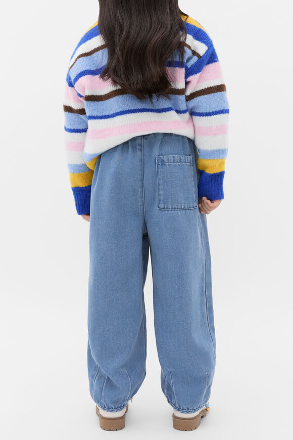Denim Balloon Pant  Mid Blue  hi-res
