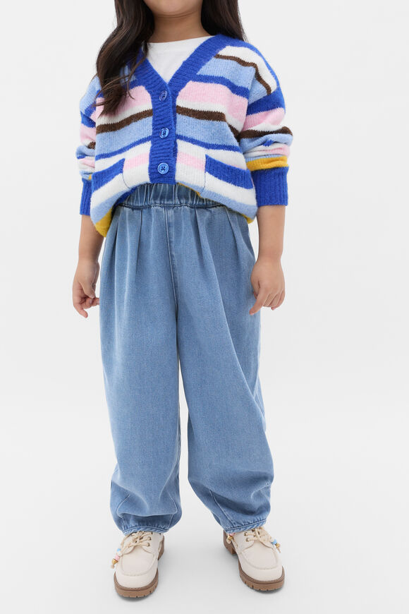 Denim Balloon Pant  Mid Blue  hi-res