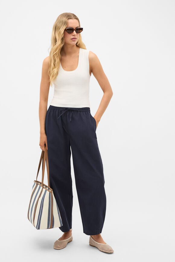 Cotton Elasticated Pant  Twilight Blue  hi-res