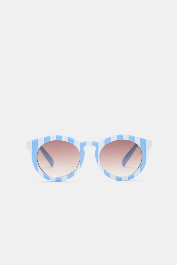 Child Stripe Sunglasses  Cloud Blue  hi-res