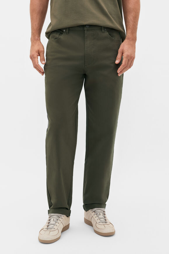 5 Pocket Pant  Burnt Olive  hi-res