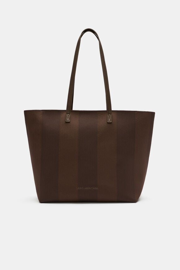 Knitted Carry All Tote  Chestnut  hi-res