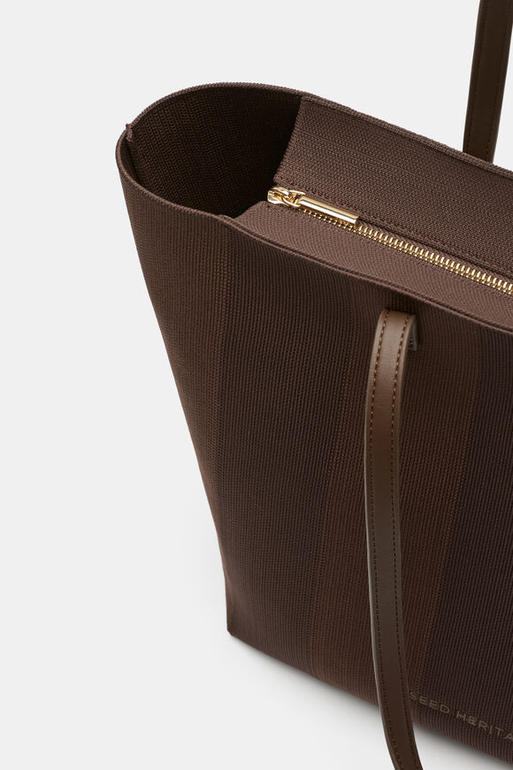 Knitted Carry All Tote  Chestnut  hi-res