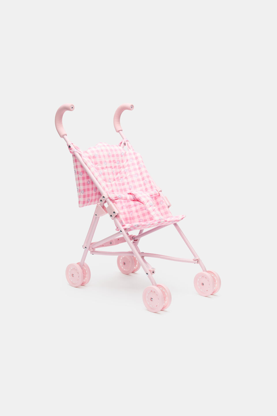 Gingham Doll Pram  Multi