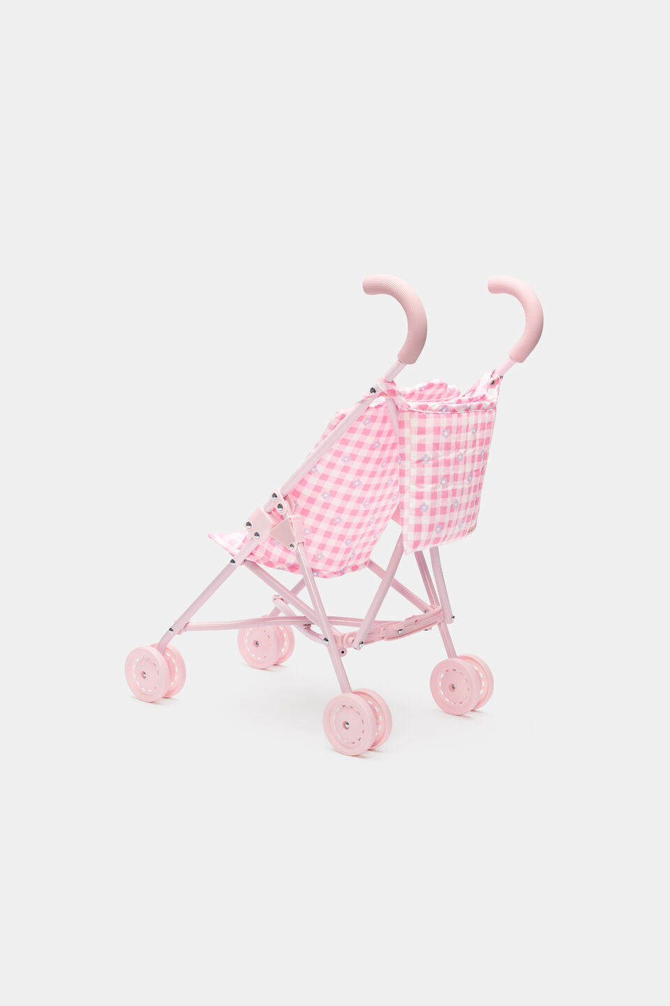 Gingham Doll Pram  Multi