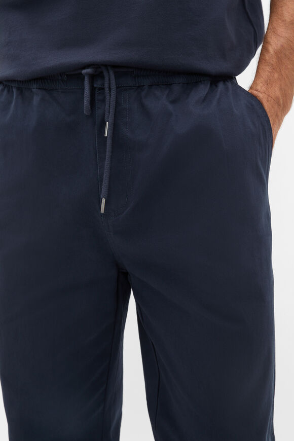 Drawstring Twill Pant  Midnight Blue  hi-res