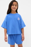 Bubble Logo Tee  Electric Blue  hi-res