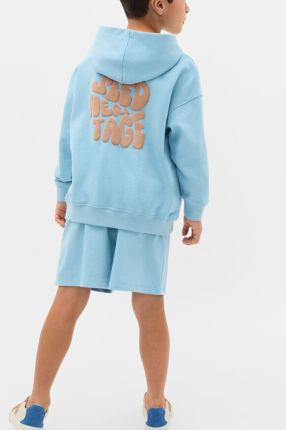 Bubble Logo Hoodie  Nebula Blue  hi-res