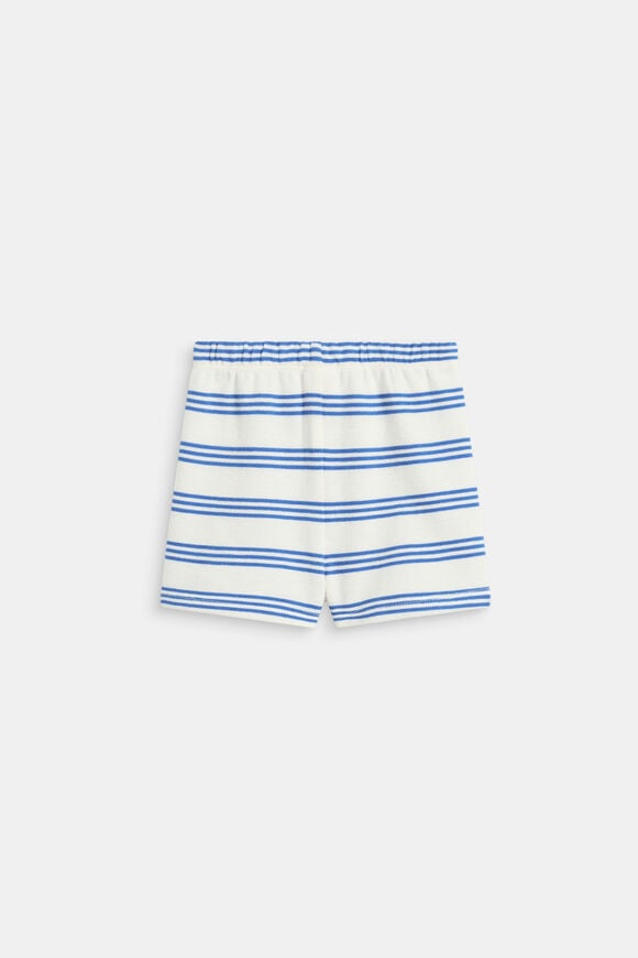 Textured Stripe Short  Electric Blue Stripe  hi-res