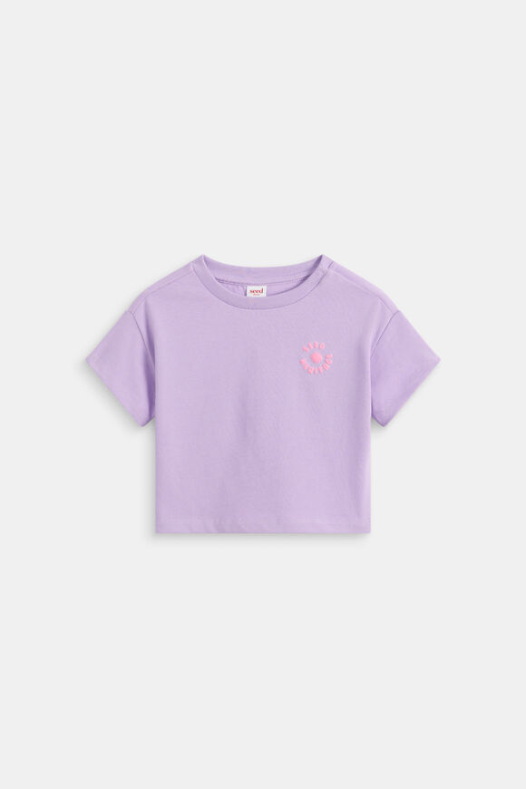 Bubble Logo Tee  Lilac  hi-res