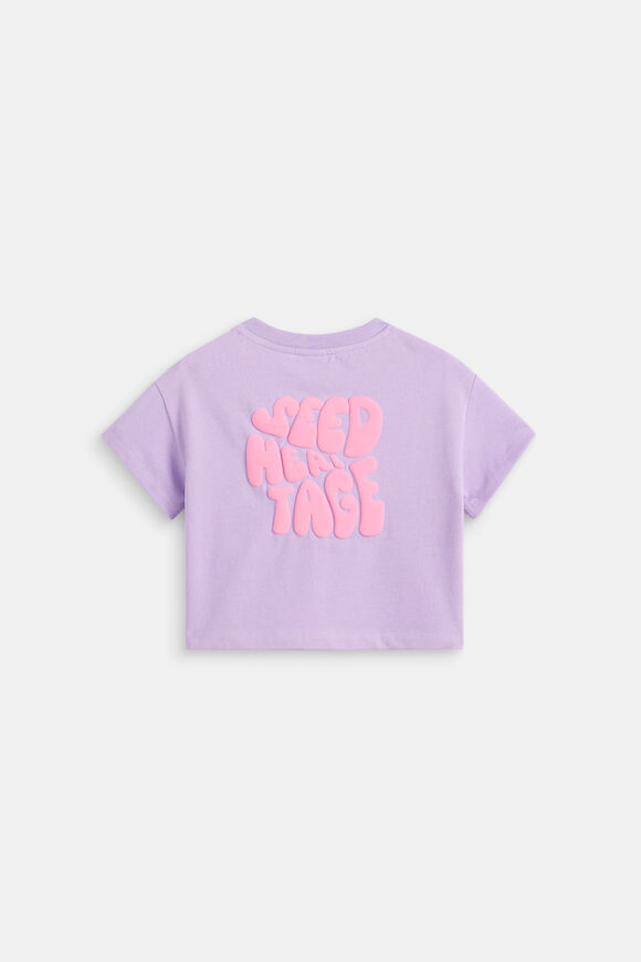 Bubble Logo Tee  Lilac  hi-res