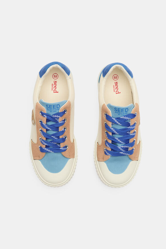 Colourblock Tennis Sneaker  Cobalt Multi  hi-res