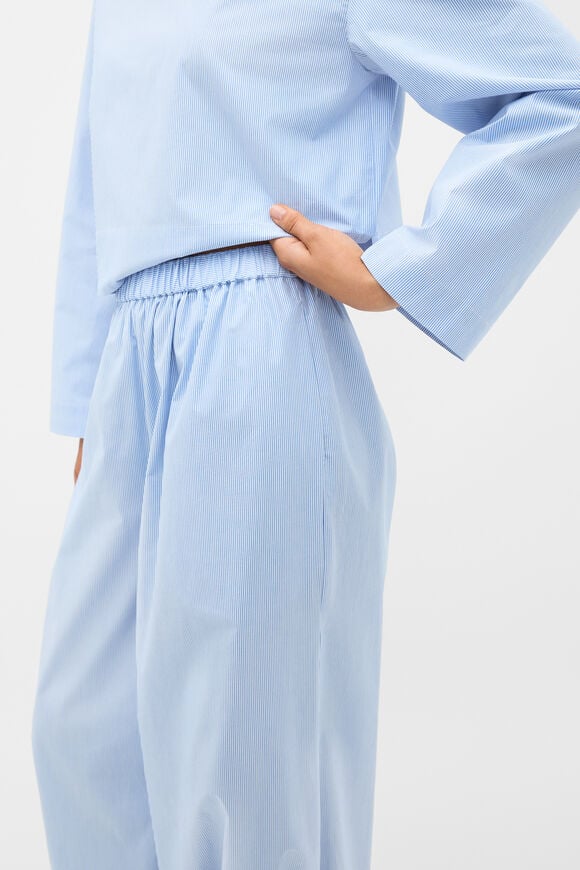 Poplin Stripe Pant  Blue Haven Stripe  hi-res