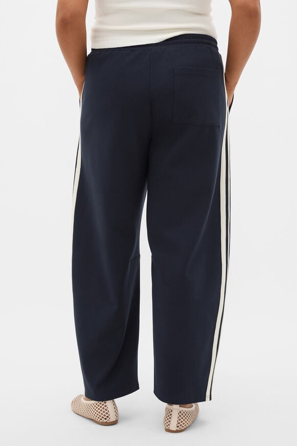 Side Stripe Barrel Leg Pant  Twilight Blue  hi-res