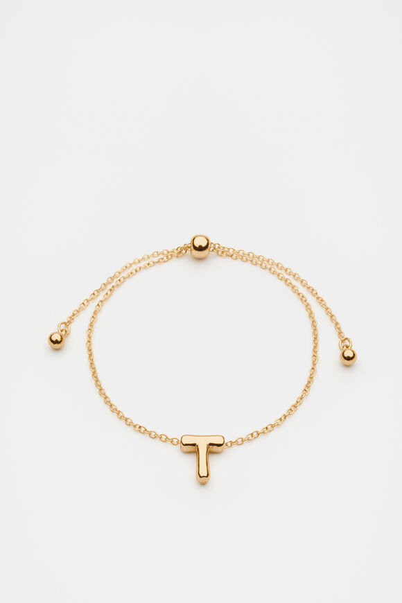 Bubble Letter Bracelet  T  hi-res