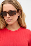 Poppy Rectangle Sunglasses  Dark Tort  hi-res