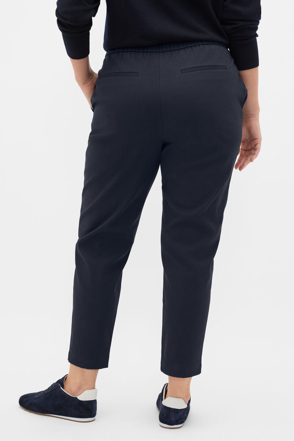 Pintuck Tapered Pant  Twilight Blue
