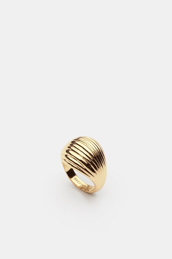 Fluted Ring  Gold  hi-res