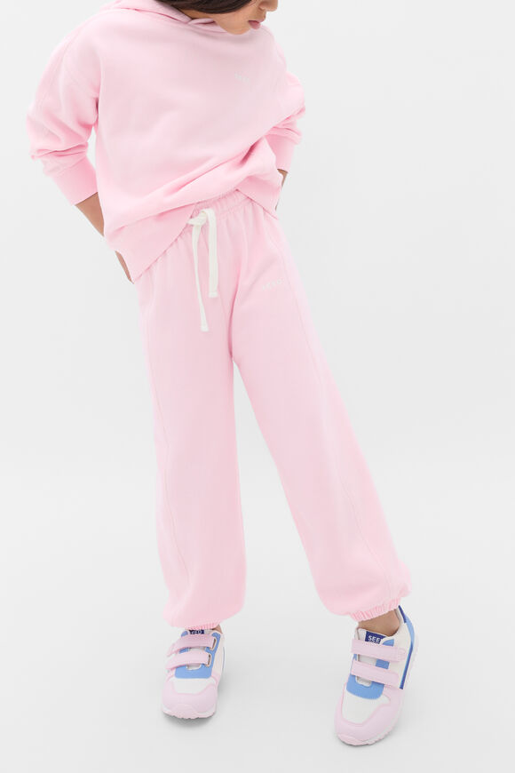 Contrast Stitch Track Pant  Pink Lemonade  hi-res