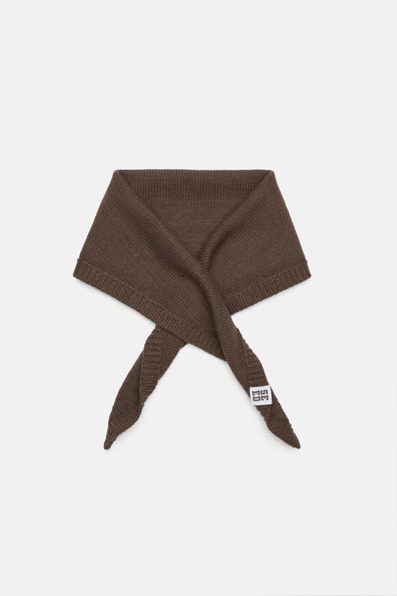 Knit Neck Scarf  Cacao  hi-res