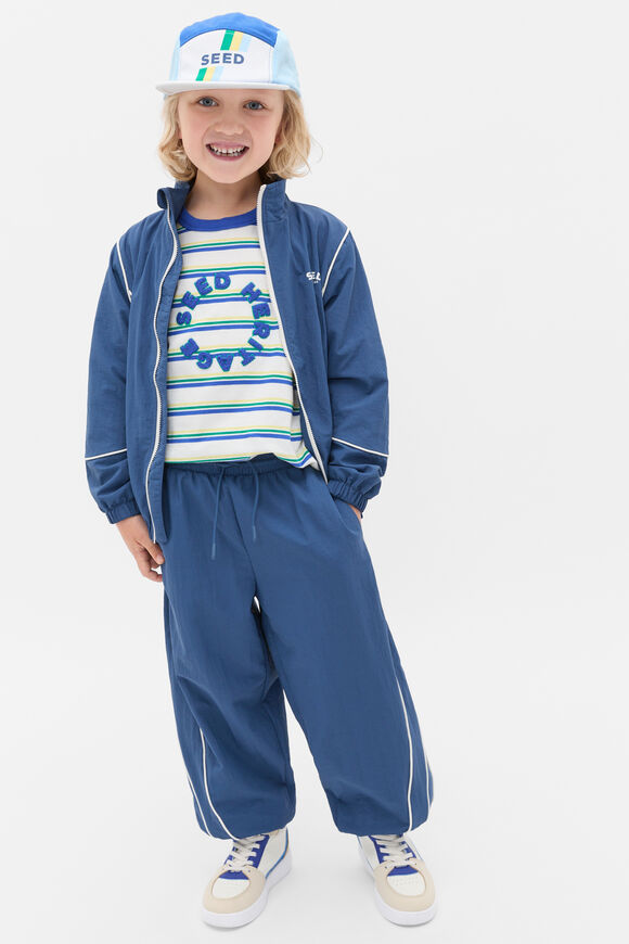 Core Piped Parachute Pant  Washed Navy  hi-res