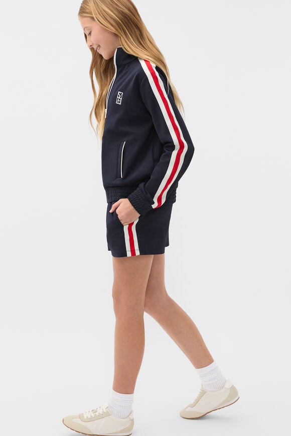 Retro Striped Jacket  New Navy  hi-res